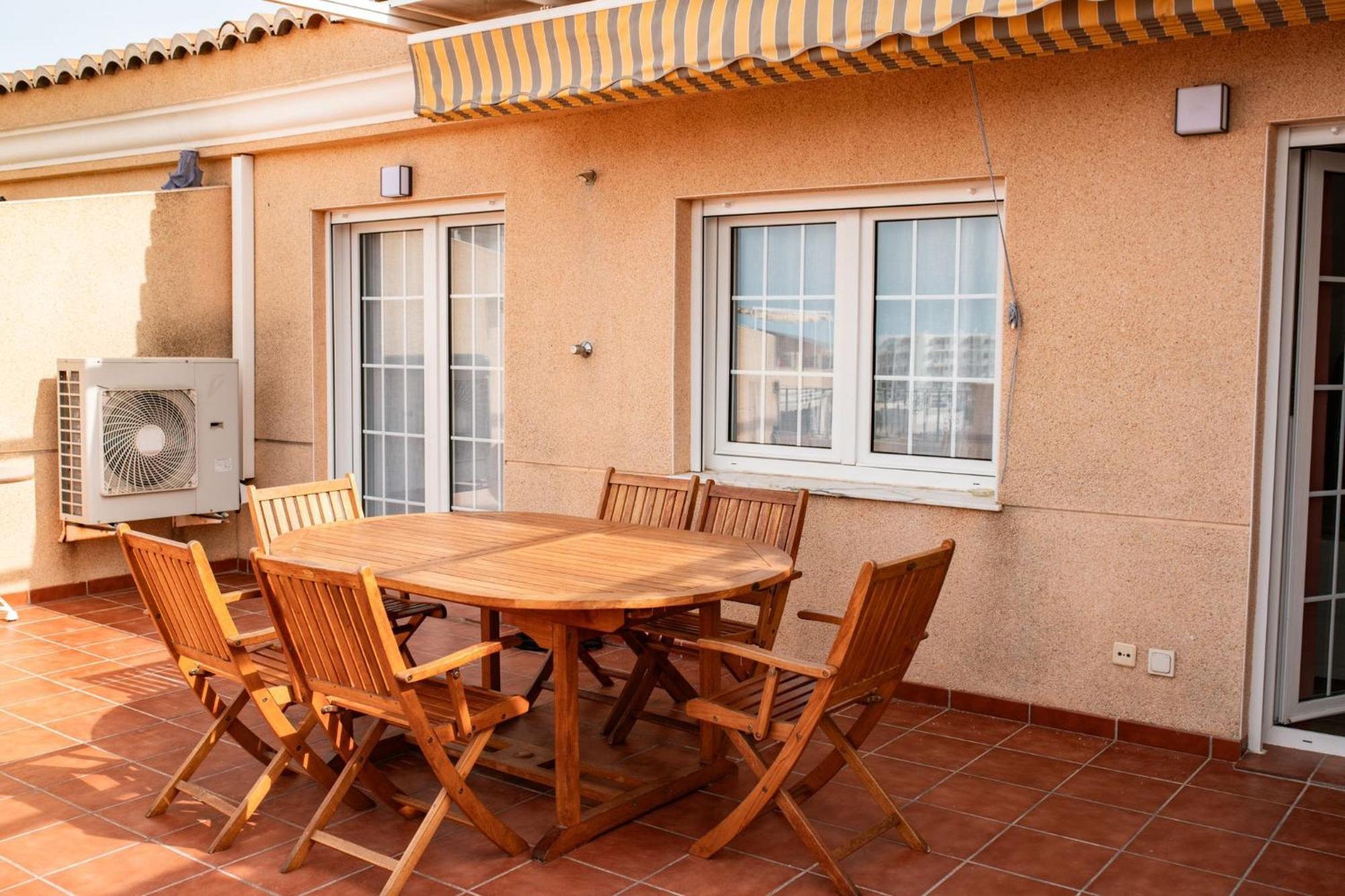Perla De Mar - Atico Con Amplia Terraza 40M2, Piscina Y Parking En Playa Canet 카넷드버렝구어 외부 사진