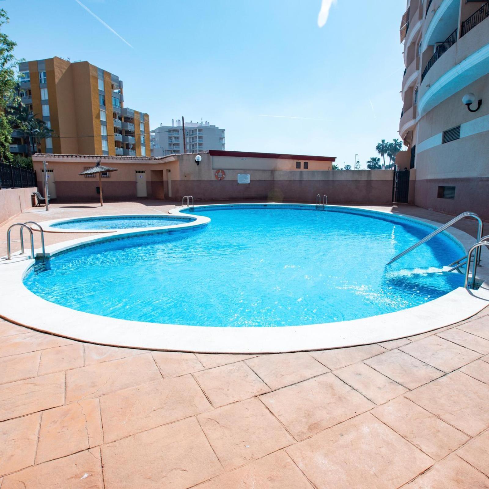 Perla De Mar - Atico Con Amplia Terraza 40M2, Piscina Y Parking En Playa Canet 카넷드버렝구어 외부 사진